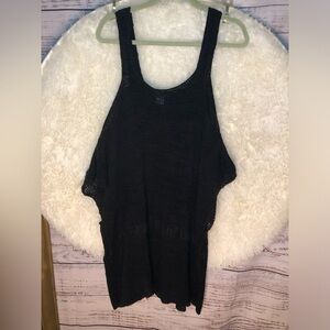 VENUS Black Cold Shoulder Swim Coverup size 2X NWOT